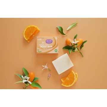 Balade en Provence BIO Vyživující tuhé sprchové mýdlo pomerančový květ 80 g