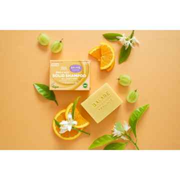 Balade en Provence BIO Vyživující tuhý šampon pro normální vlasy pomerančový květ 80 g