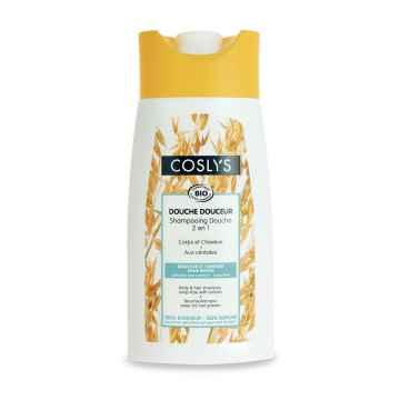 Coslys Sprchový šampon bez mýdla 2 v 1 na vlasy a tělo s výtažky z obilí 250 ml