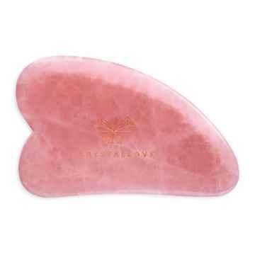 Crystallove Guasha, masážní pomůcka na obličej, Rose quartz 1 ks