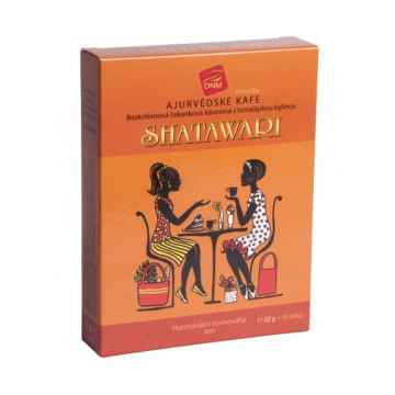 DNM Ájurvédské kafe Shatawari, Lehce poškozená krabička 50 g
