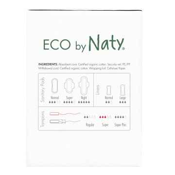 Eco by Naty Dámské tampóny super 18 ks