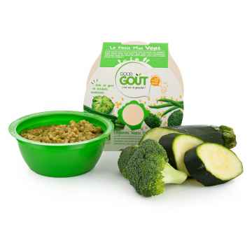 Good Gout BIO Brokolice, cuketa a zelené fazolky s tarhoňou 220 g