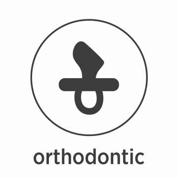 HEVEA Ortodontický dudlík z přírodního kaučuku Milky White 1 ks, 0 - 3 M