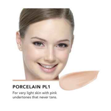 Inika Organic Tekutý make-up s kyselinou hyaluronovou, Porcelain 30 ml