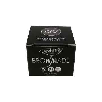 puroBIO cosmetics Browmade, pomáda na obočí 03 dark dove grey 4 ml
