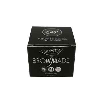 puroBIO cosmetics Browmade, pomáda na obočí 04 charcoal 4 ml