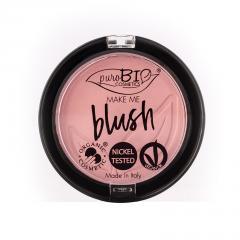 puroBIO cosmetics Tvářenka 01 Pink Satin 5,2 g