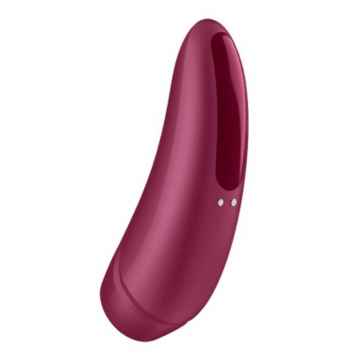Satisfyer Vibrátor na stimulaci klitorisu Curvy 1+ červený 1 ks