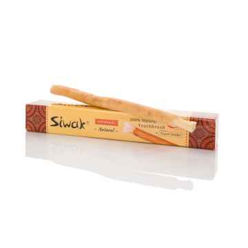 Siwak Přírodní zubní kartáček 1 ks + pouzdro