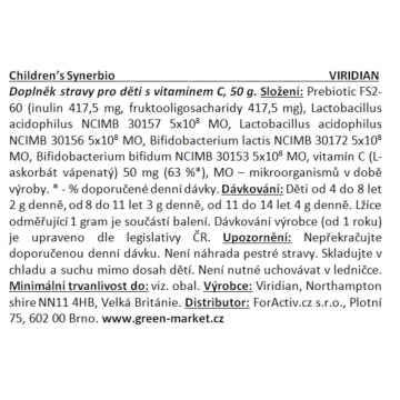 Viridian Children´s Synerbio 50 g