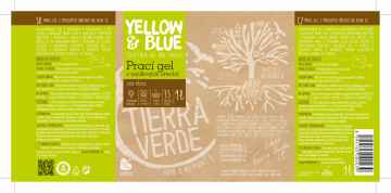 Yellow and Blue Prací gel z mýdlových ořechů na vlnu 1 l